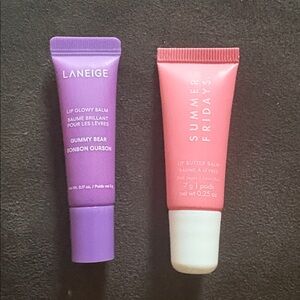 Laneige and Summer Fridays Lip Balm Duo